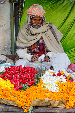 Flower Stall Varanasi